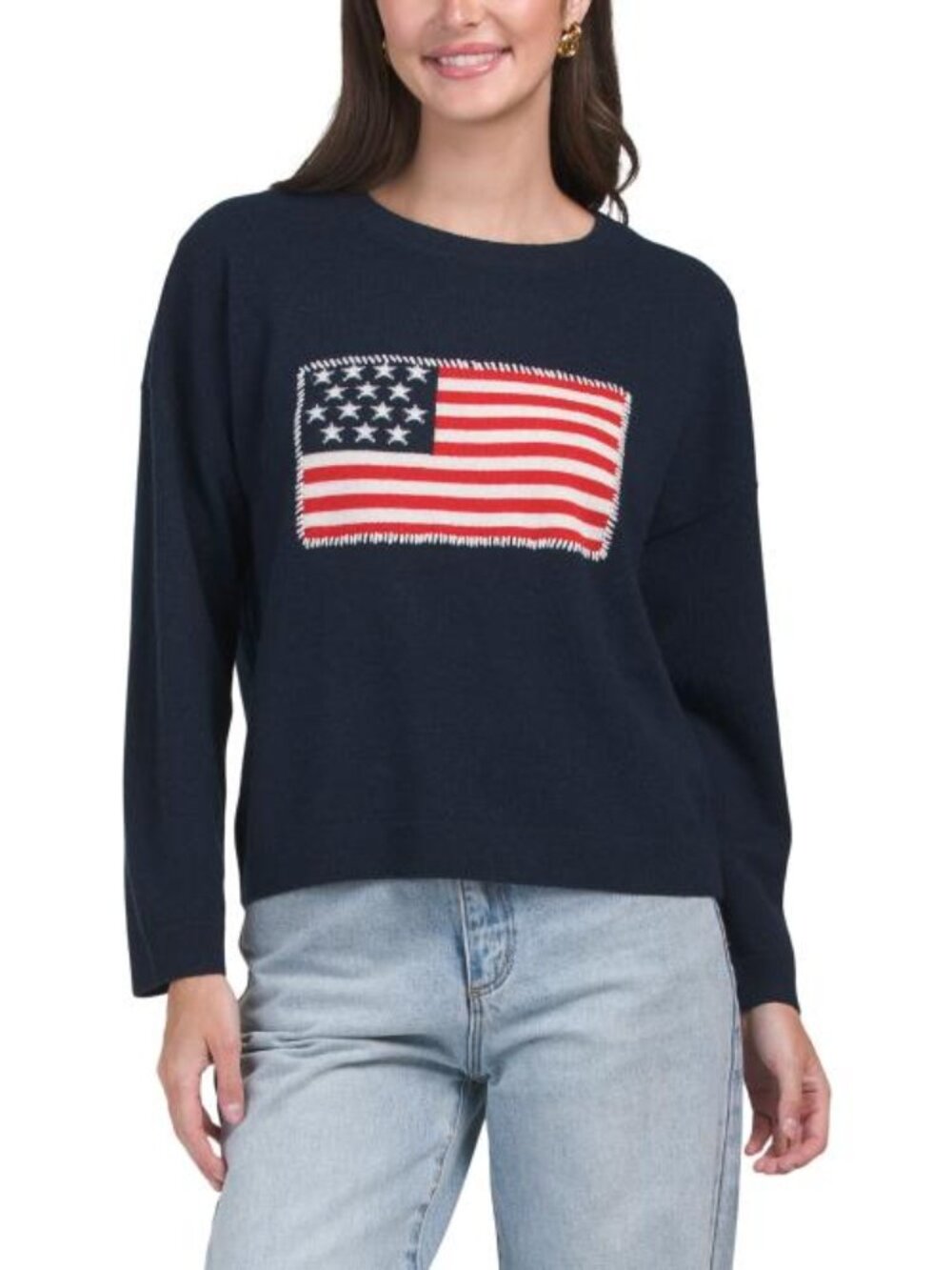 MARTHA STEWART COLLECTION Cashmere America Sweater
